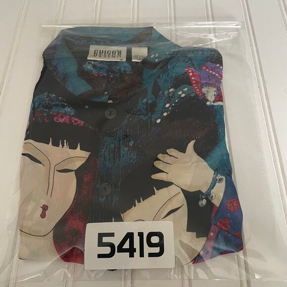 Chico’s SILK Size XS kimono blouse - Picture 11 of 11